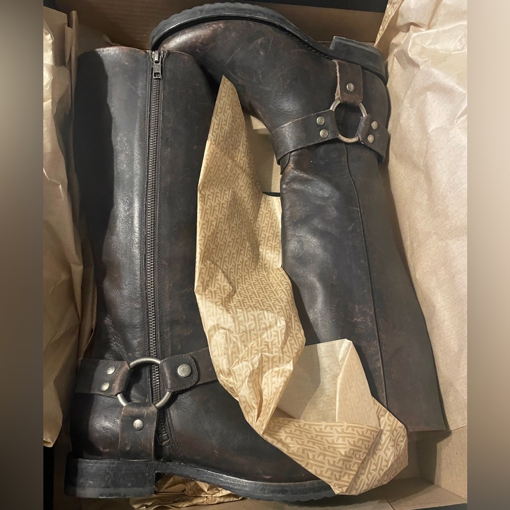 Veronica Harness Tall Frye Boots